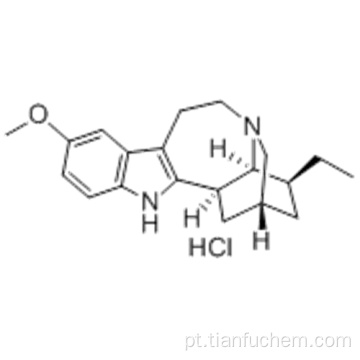 Ibogamina, 12-metoxi-, cloridrato CAS 5934-55-4